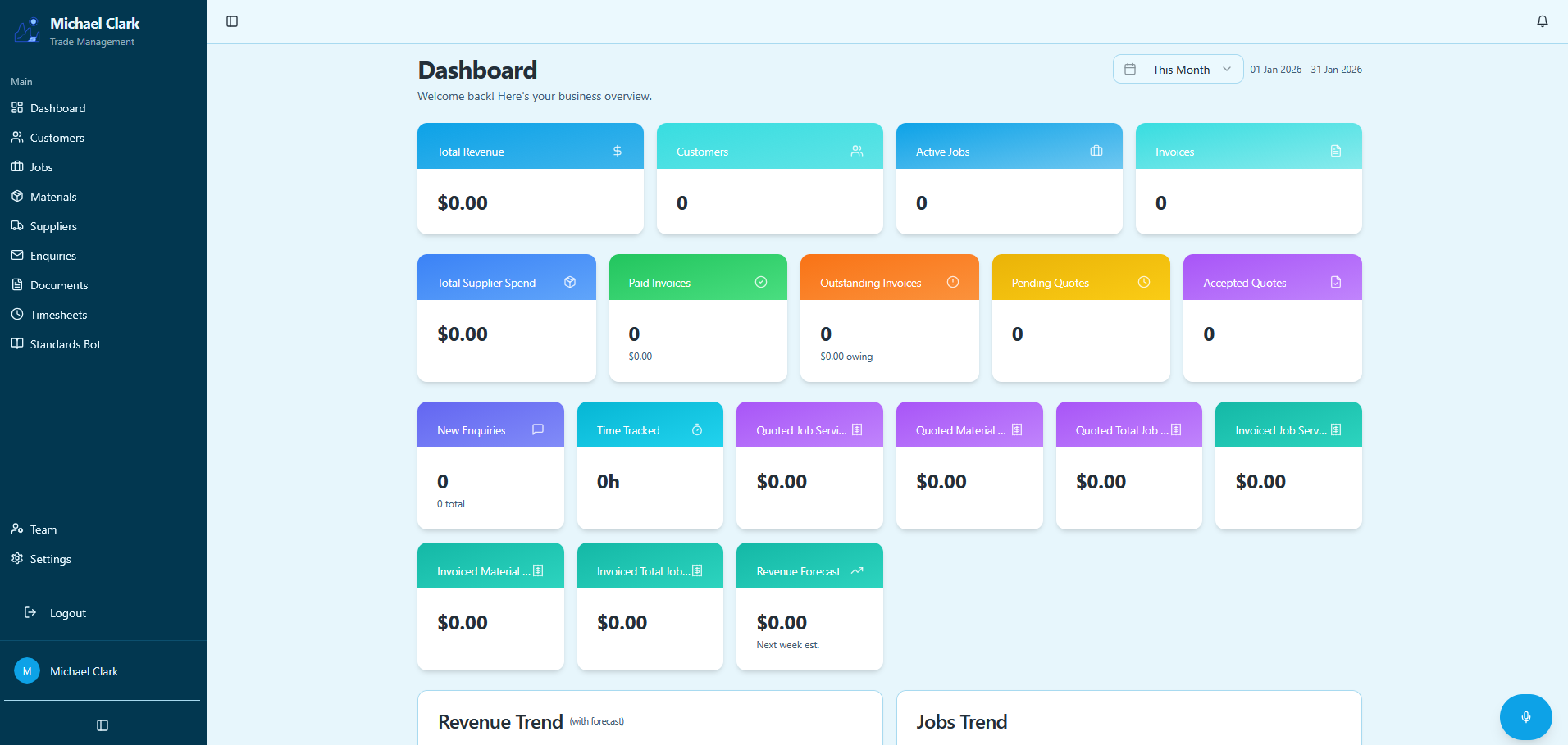 Ocean Dusk Theme Preview